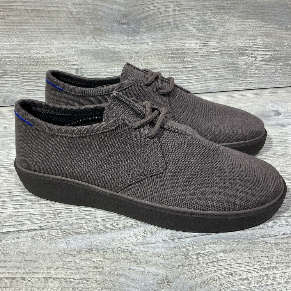 ROTHY'S The Monty Men's Size 13 Merino Wool Blend Brown Casual Knit Shoes NEW